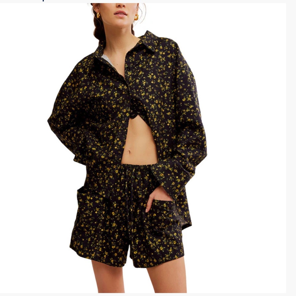 Free People Intimately 2-Piece Early AM Pajama Set